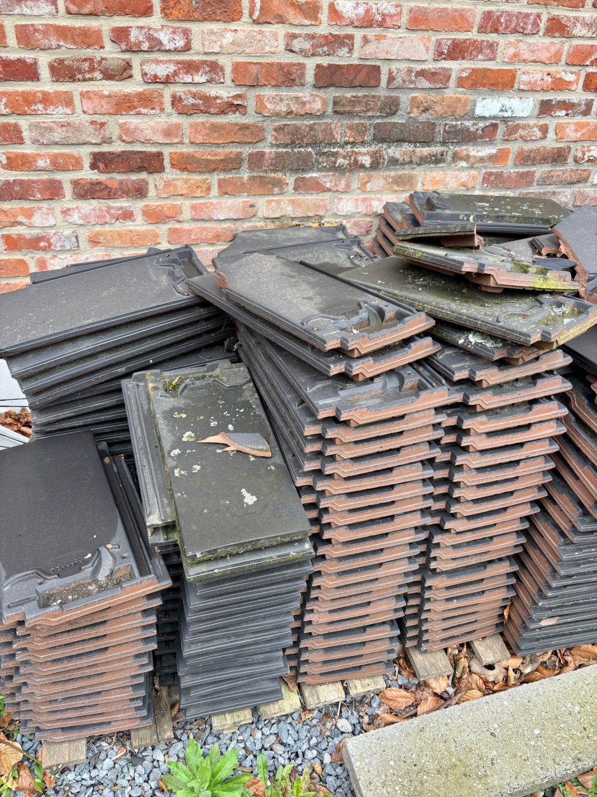 Gratis ( nieuwe) dakpannen, Ophalen, Zo goed als nieuw, Dakpannen