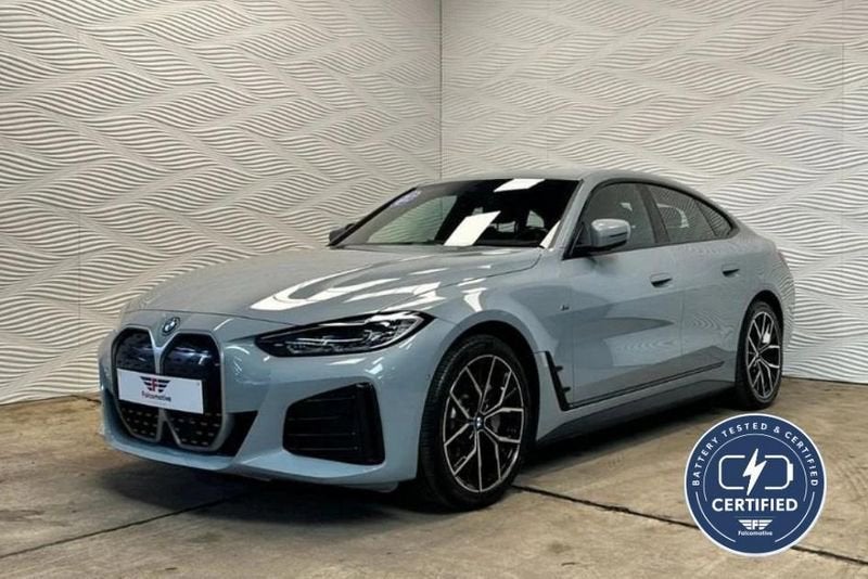 BMW i4 eDrive40*83.9kWh*M-SPORT*589 KM WLTP*95% SOH*, Autos, BMW, Argent ou Gris, Achat, Euro 6, Entreprise