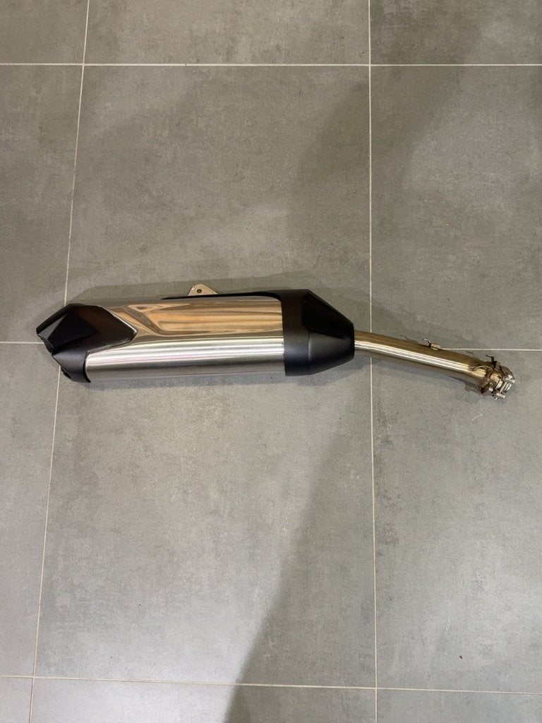 silencieux d'échappement d'origine Triumph Tiger 900 GT Pro, Motos, Enlèvement, Comme neuf