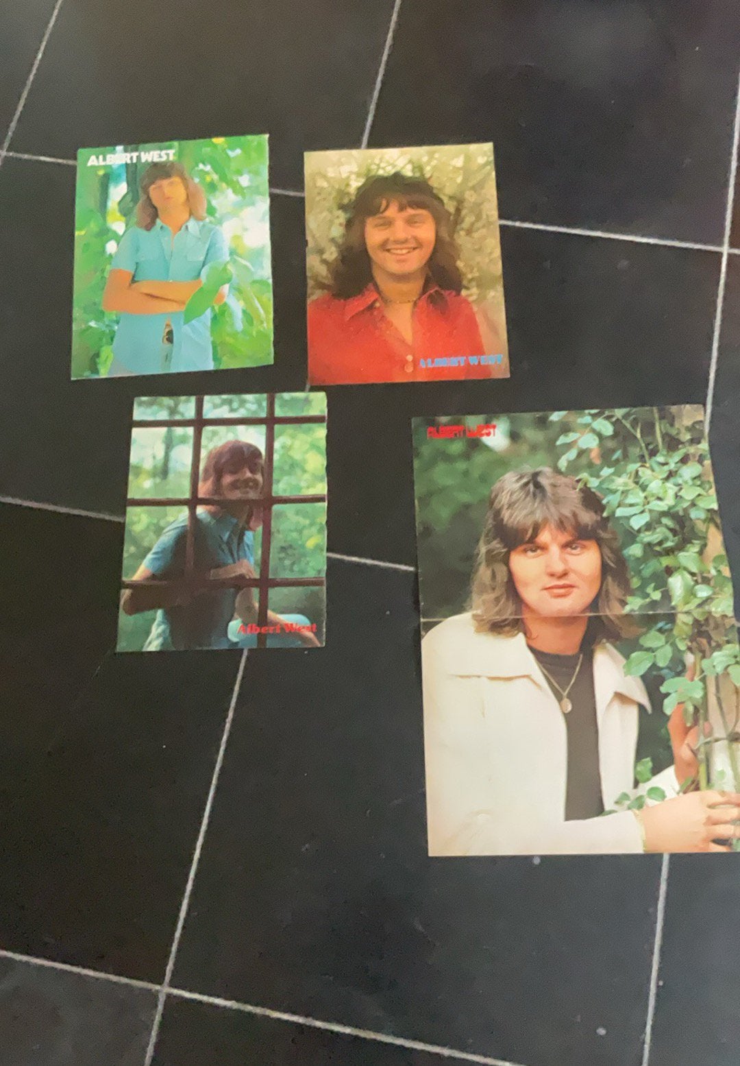 Albert West  posters en losse  blaadjes van de jaren 70, Enlèvement, Comme neuf