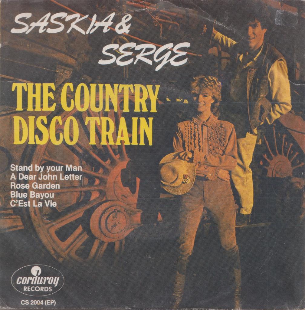 Saskia & Serge – The country disco train / Blue Bayou + 6 EP, CD & DVD, Vinyles Singles, Utilisé, EP, EP, Country et Western, 7 pouces