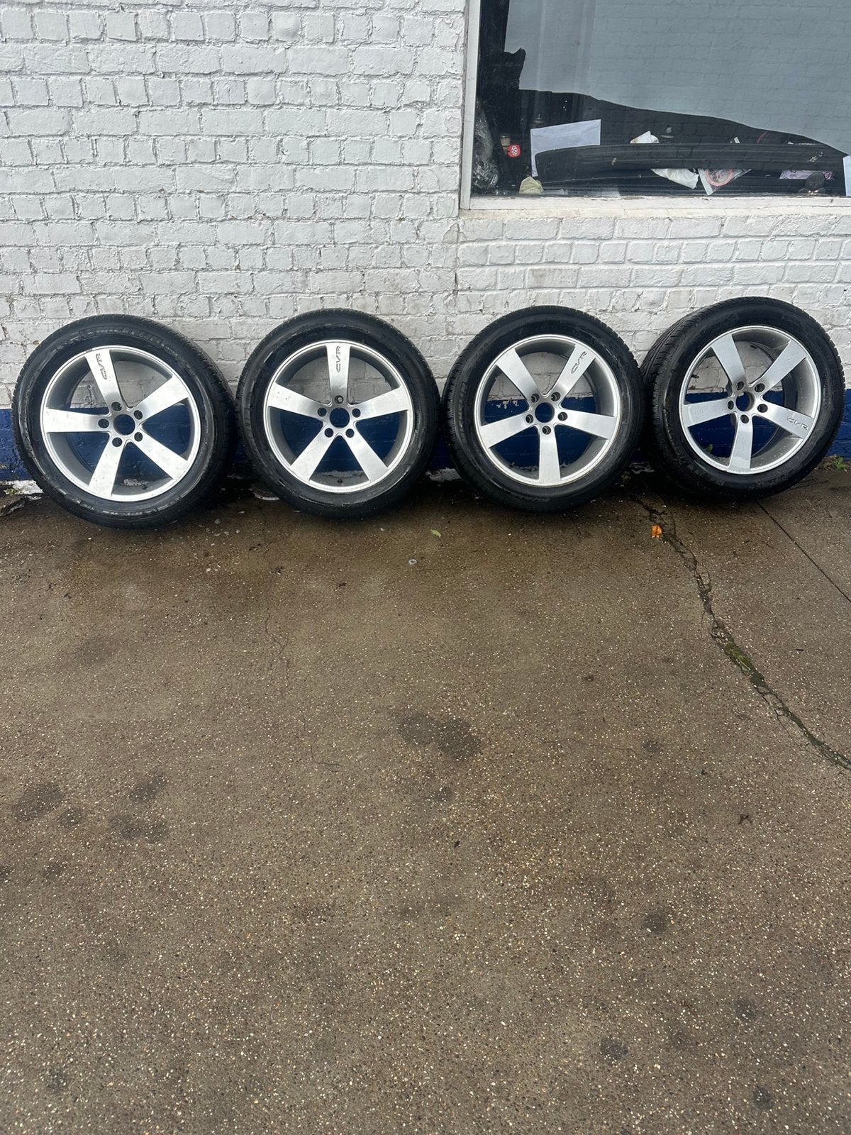 Bmw 4 velgen zeer goede Michelin-banden 245, 50, r18 en 20., Auto-onderdelen, Banden en Velgen, Ophalen, Band(en)
