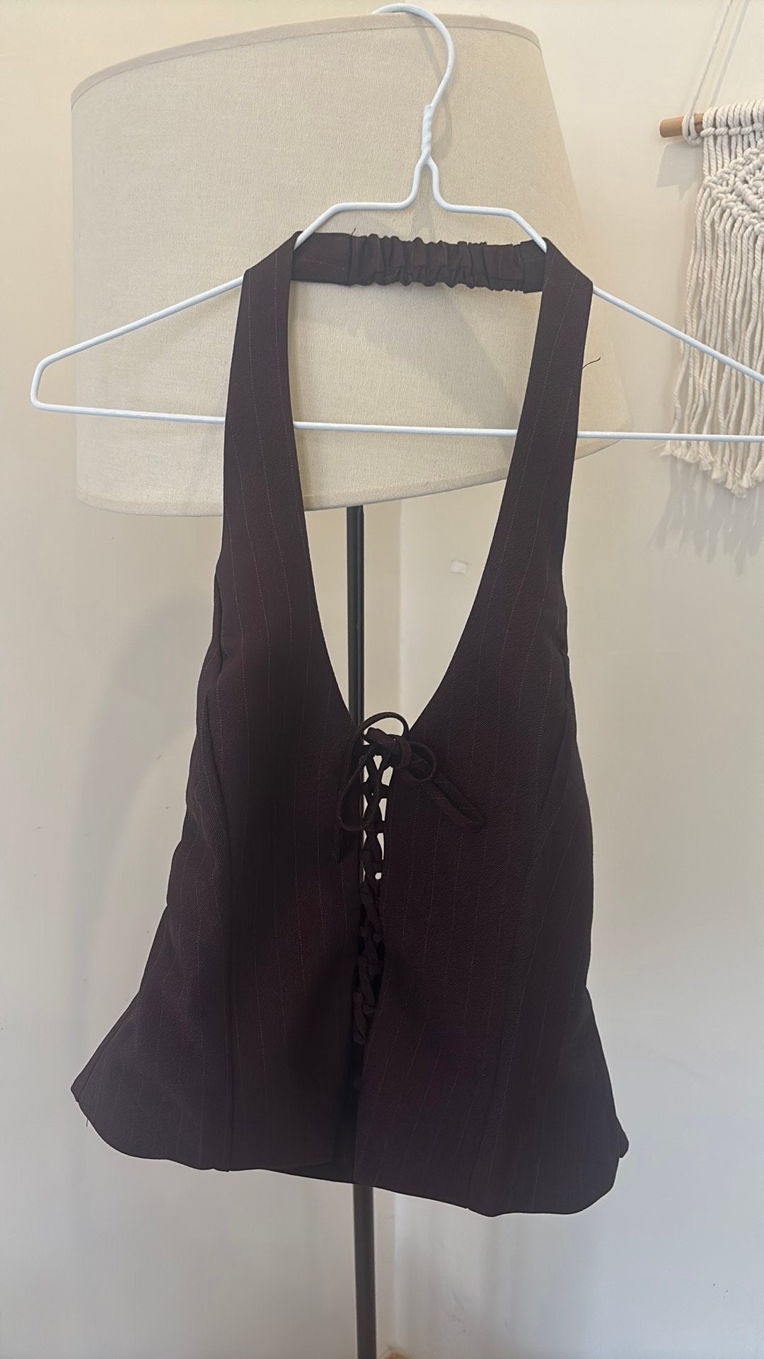 Top bershka bordeaux taille S, Kleding | Dames, Ophalen, Overige kleuren, Zo goed als nieuw, Maat 36 (S)