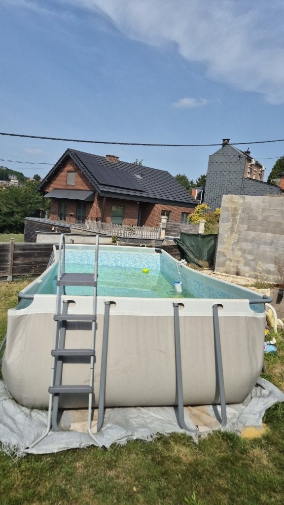 PISCINE AVENLI + POMPE, Jardin & Terrasse, Piscines, Comme neuf, Enlèvement, 80 à 120 cm, Rectangulaire