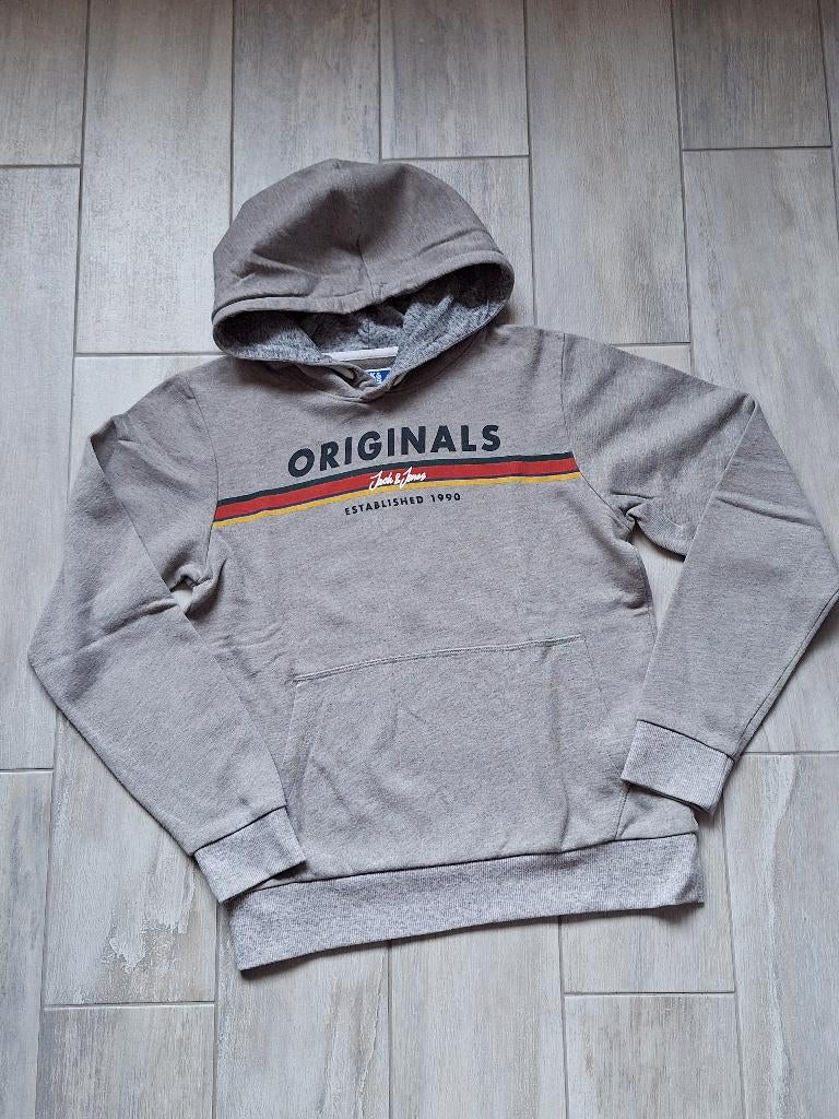 ★ M164 - Trui met kap Jack & Jones, Kinderen en Baby's, Kinderkleding | Maat 164, Gebruikt, Trui of Vest, Ophalen of Verzenden