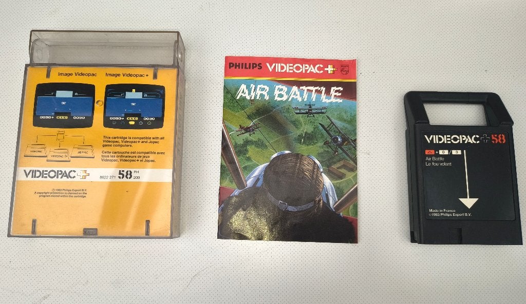 Videopac+ Air Battle 58, Games en Spelcomputers, Ophalen of Verzenden, Gebruikt, Simulatie