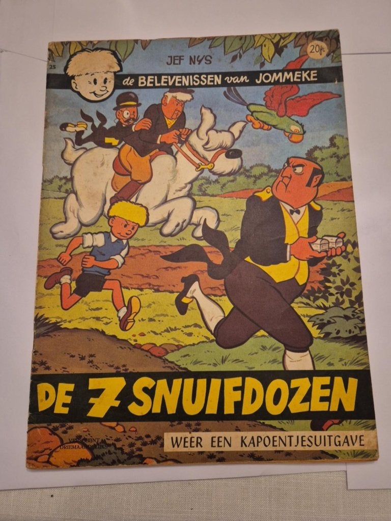 Jommeke nr. 25 – De 7 Snuifdozen, Une BD, Envoi, Utilisé