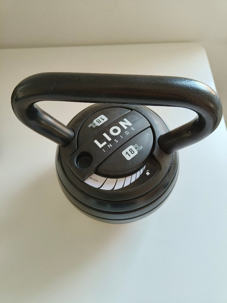 Verstelbare Kettlebell LionInside, Ophalen, Zo goed als nieuw, Kettlebell