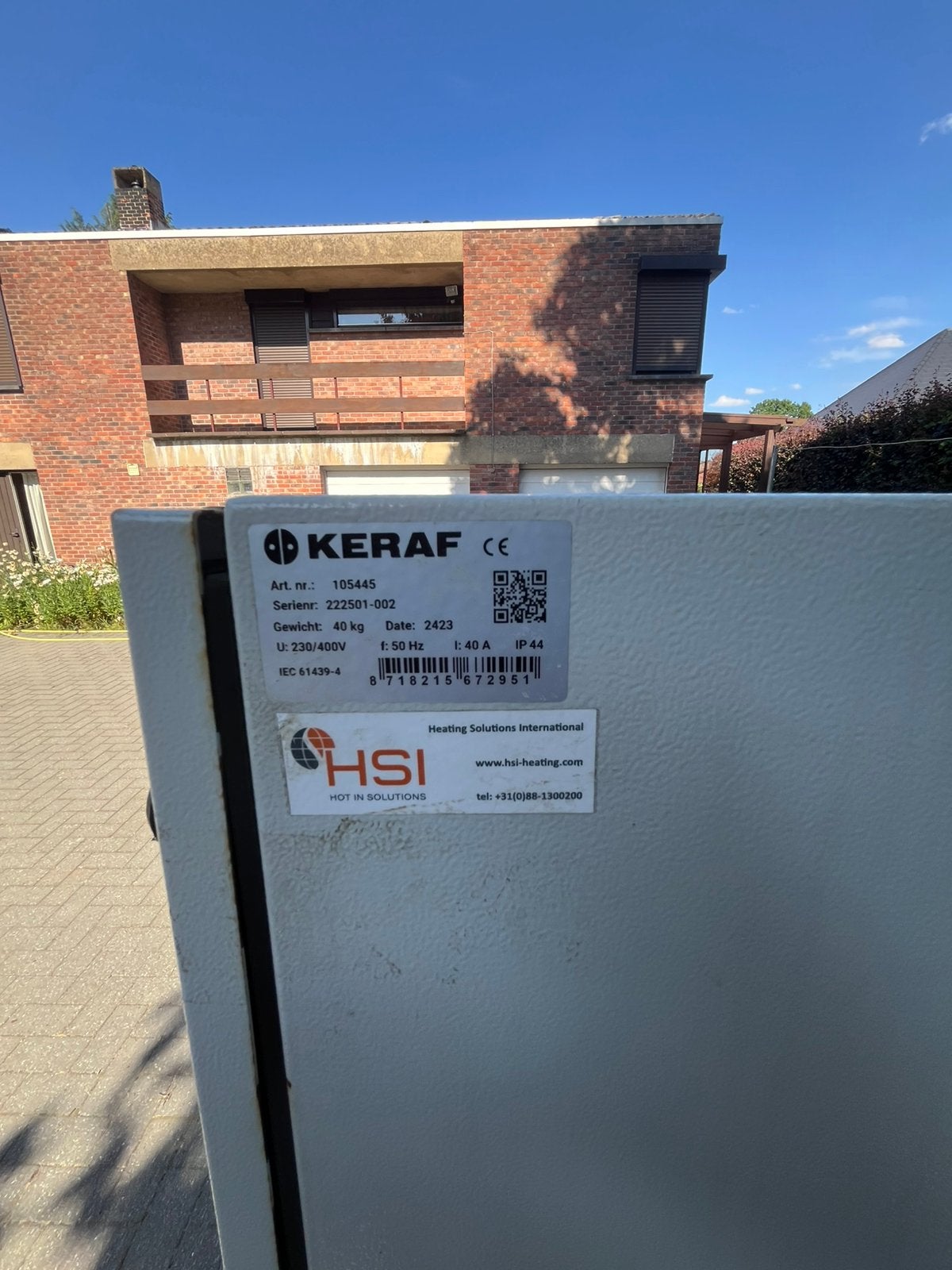 Werfkast keraf - eendraadsschema beschikbaar, Ophalen, Gebruikt, Overige merken, Overige typen