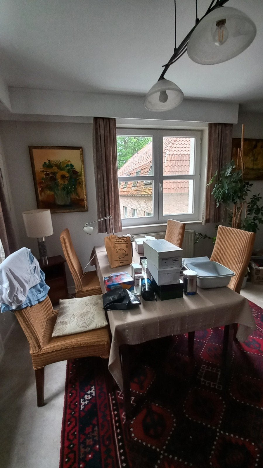 Tafel en 4 stoelen, Immo