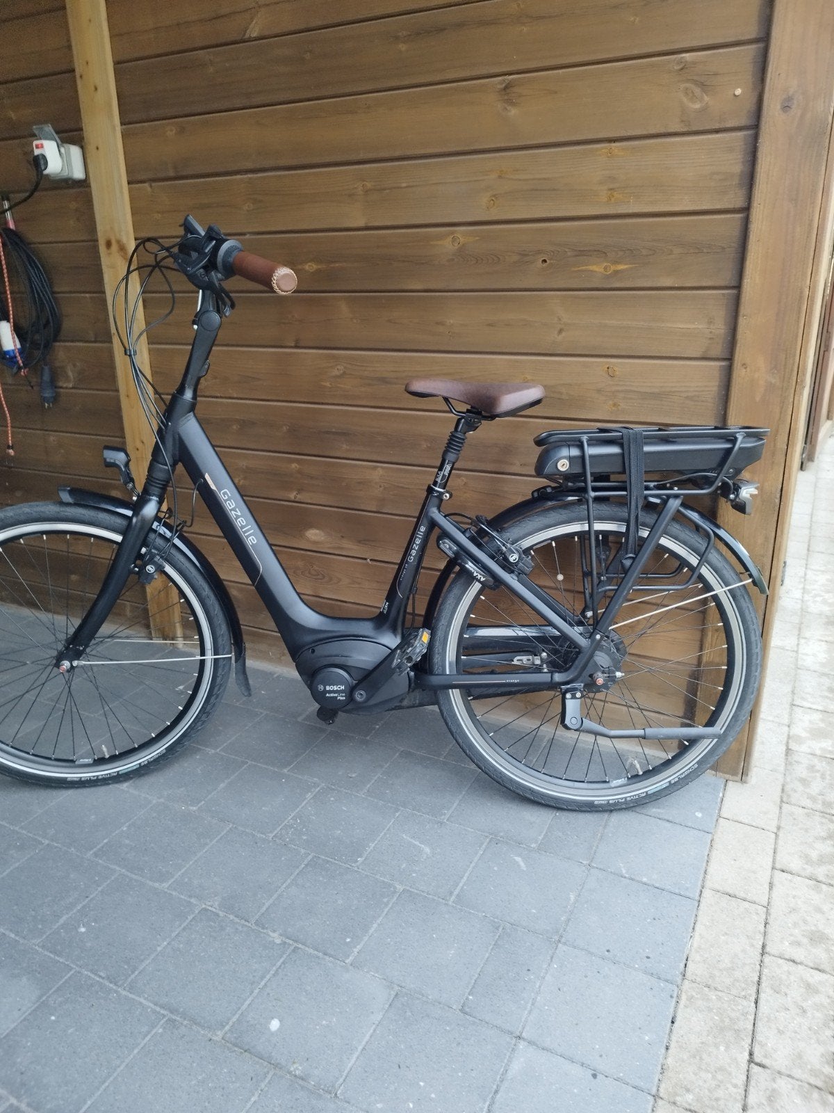 Elektrische damesfiets Gazelle C8 orange, 26" wielen, Ophalen, Zo goed als nieuw, Minder dan 47 cm, 50 km per accu of meer