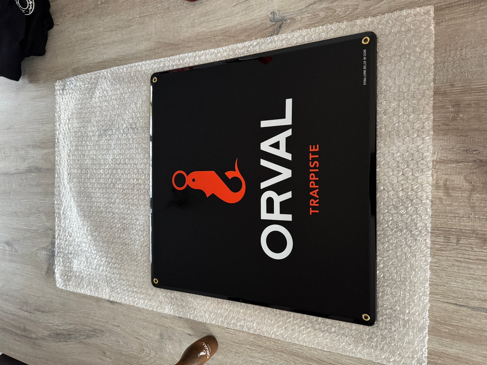 geëmailleerde plaat - plaque émaillée belge orval, Enlèvement, Neuf