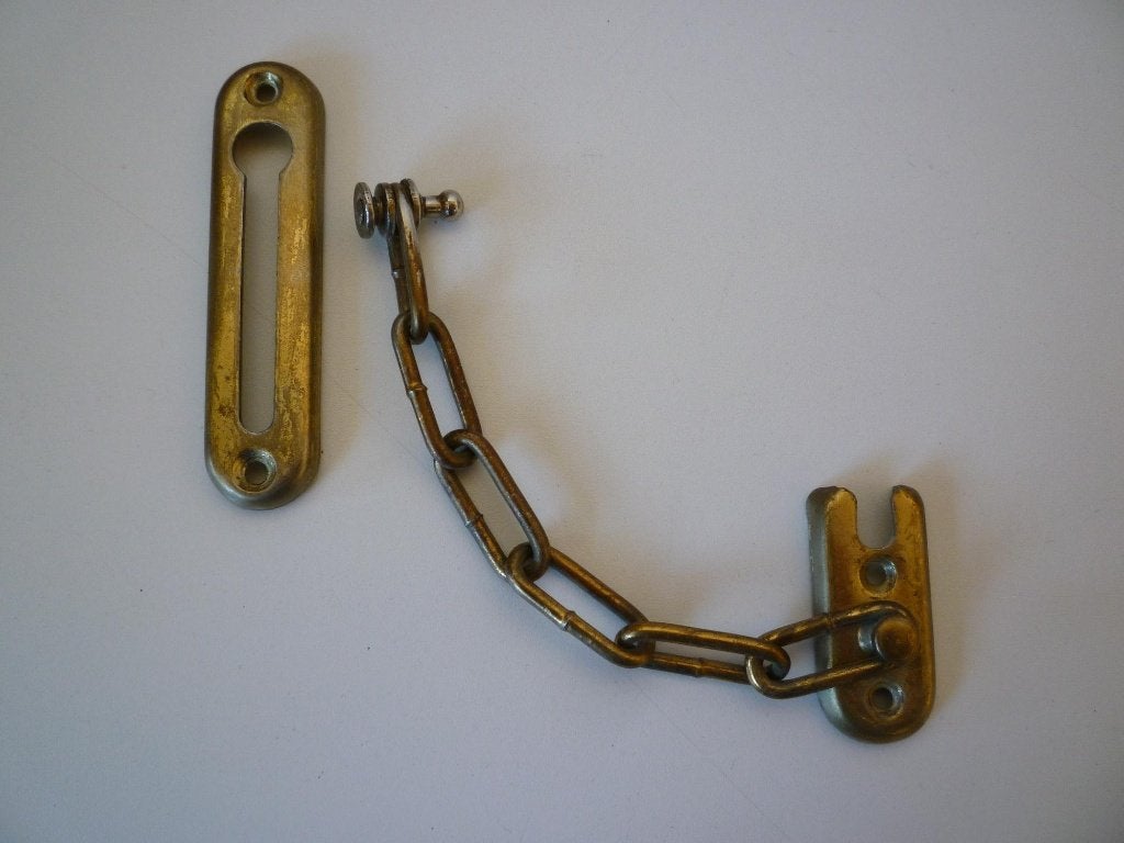 Ancien loquet de sécurité pour porte d’entrée, Enlèvement ou Envoi, Utilisé