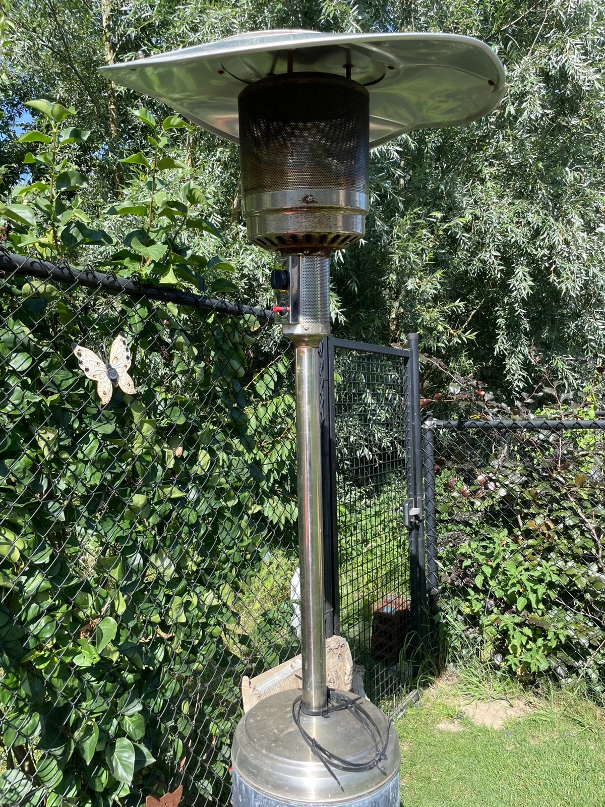Terrasverwarmer, met volle gasketel, Enlèvement, Utilisé, Gaz, Sol