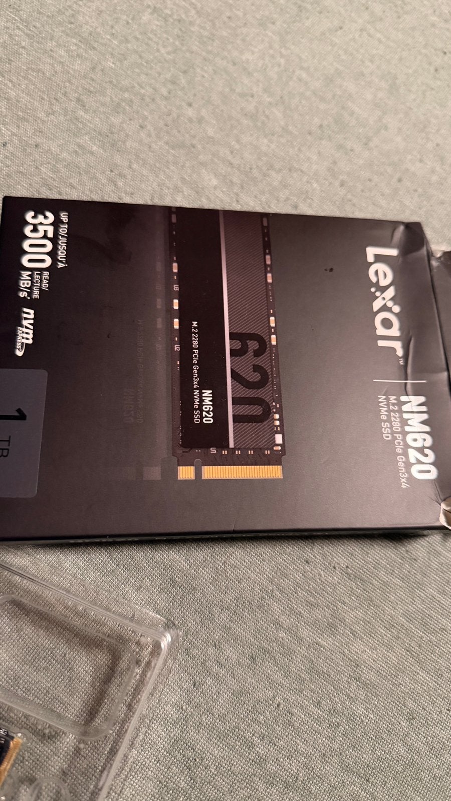 Lexar NM620 1 TB Nieuw! Helemaal niet gebruikt, Computers en Software, Harde schijven, Ophalen, Zo goed als nieuw