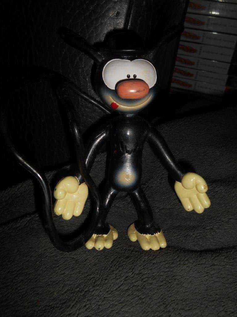 Marsupilami Noir flexible +-14cm MULHECK Nounours 1996, Collections, Enlèvement ou Envoi