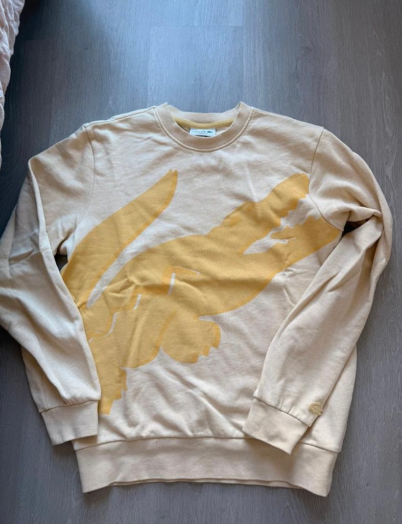 Pull lacoste jaune rare M, Vêtements | Hommes, Enlèvement, Comme neuf, Taille 48/50 (M), Jaune
