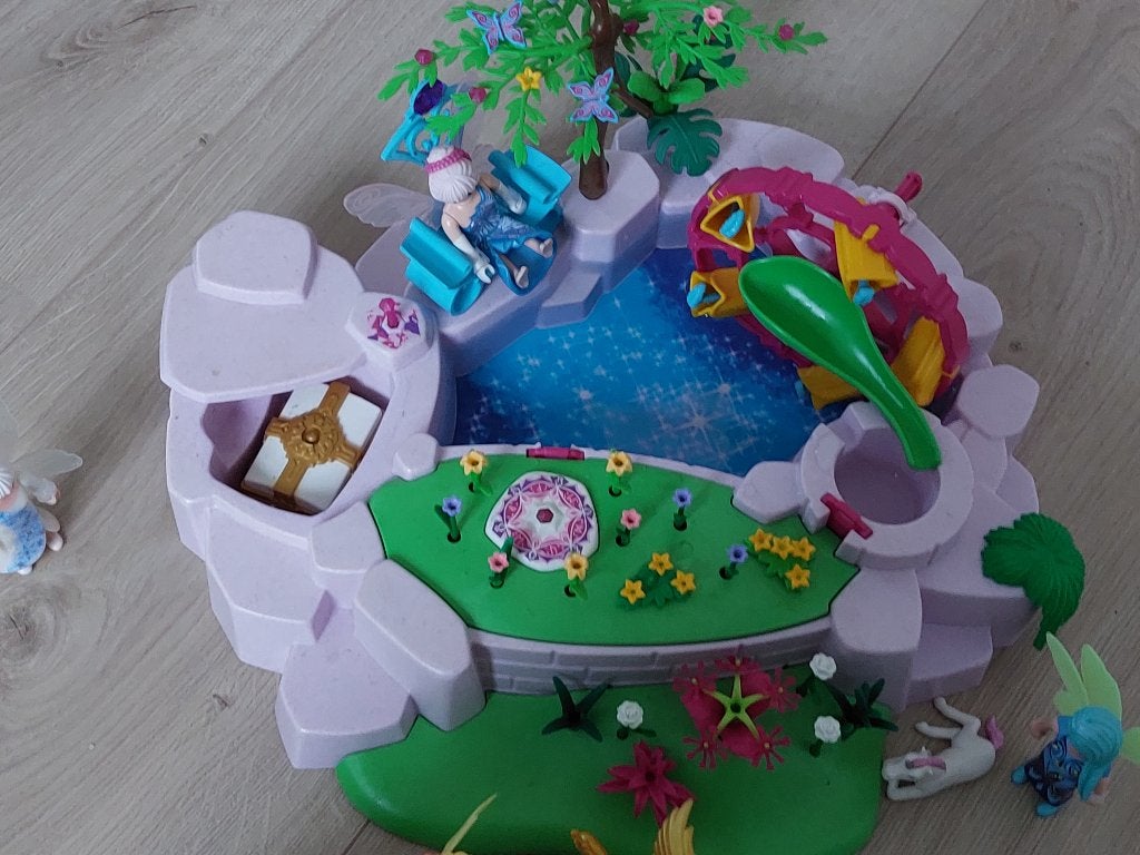Leuke feeën playmobielset., Kinderen en Baby's, Ophalen, Gebruikt, Complete set, Fantasy