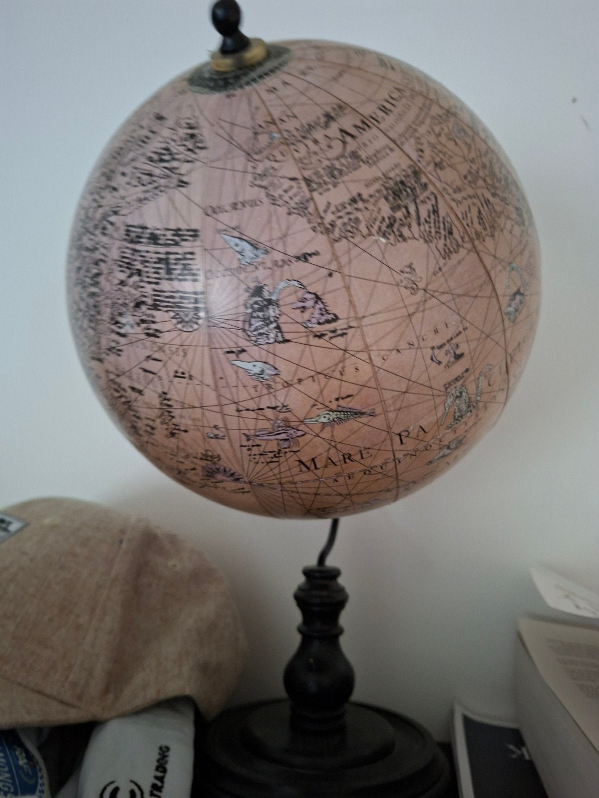 wereldbol dia 20cm, Maison & Meubles, Enlèvement