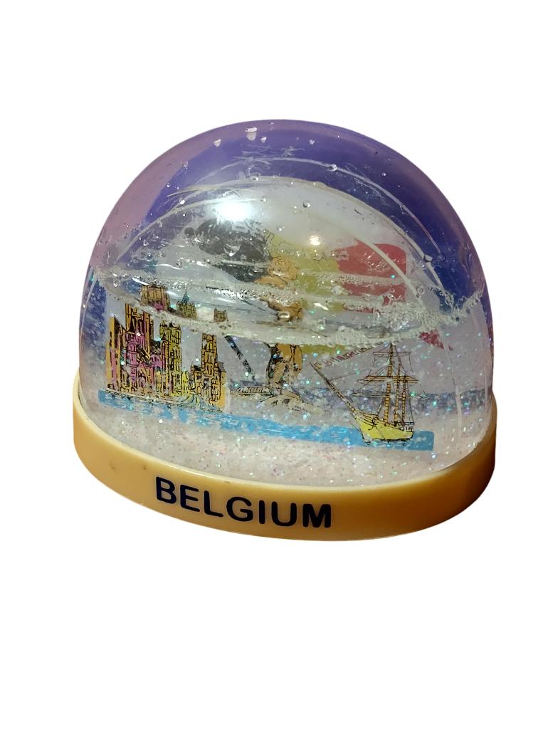 Boule à neige Belgium vintage année 90, Antiquités & Art, Enlèvement