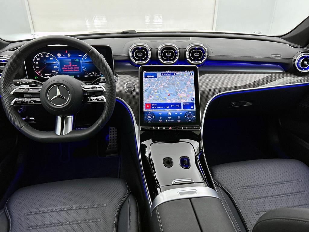 Mercedes-Benz C-Klasse 300 e Break AMG Line Night Pack | Pan, Auto's, Automaat, Zwart, 4 cilinders, Zwart
