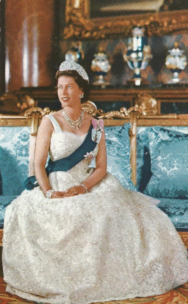 KONINGIN  ELISABETH II van ENGELAND, Verzamelen, Verzenden, 1960 tot 1980, Gelopen, Sterren en Beroemdheden