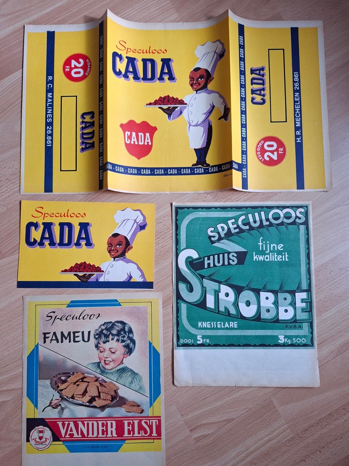 oude  reclame  Speculoos, Ophalen of Verzenden