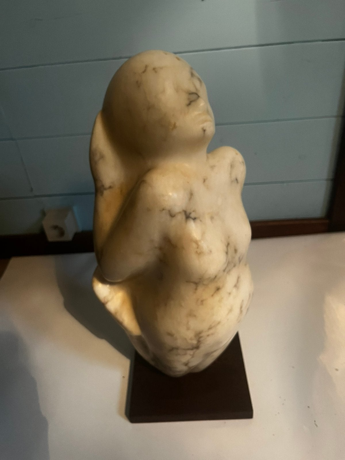 Marmeren beeldhouwwerk arthur vermeulen, Antiek en Kunst, Ophalen