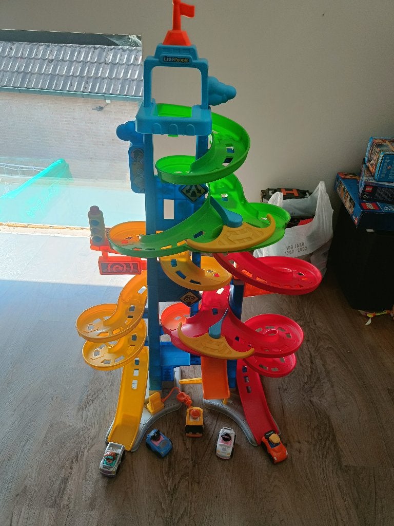 Fisher Price Little People autobaan, Ophalen, Gebruikt, Speelset