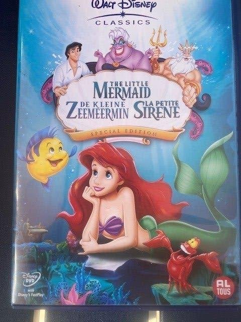 DVD De Kleine Zeemeermin van Walt Disney Classics Nieuwstaat, Cd's en Dvd's, Europees, Bonusmateriaal, Tekenfilm, Alle leeftijden