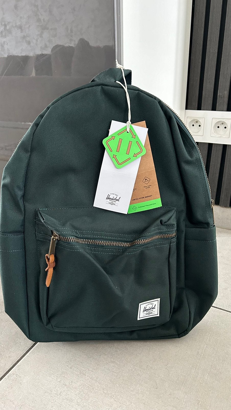 Herschel boekentas, Handtassen en Accessoires, Tassen | Rugtassen, Ophalen of Verzenden, Zo goed als nieuw