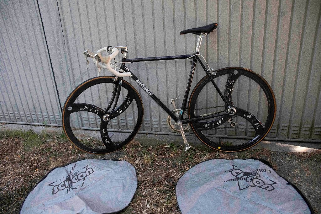 racefiets titanium bio-racer, Ophalen