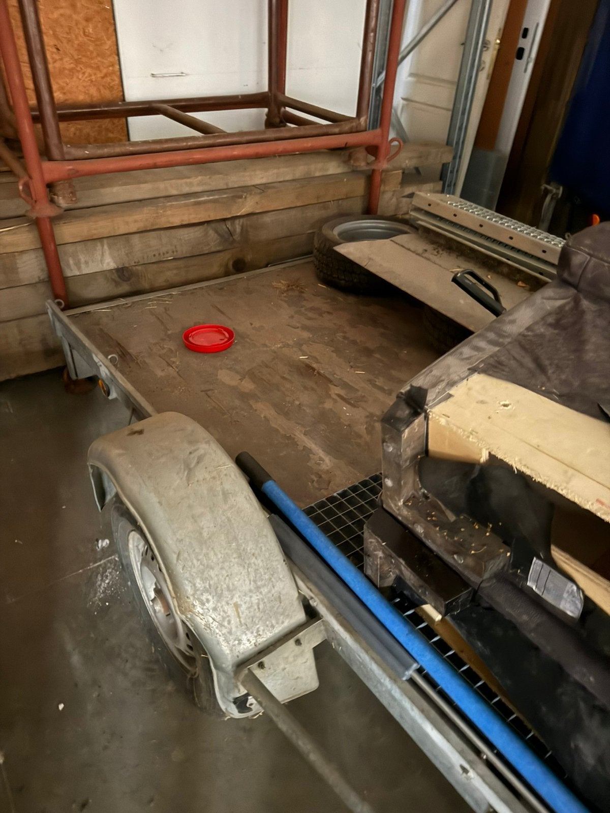 aanhangwagen voor quad, moto, zitmaaier, Ophalen, Gebruikt