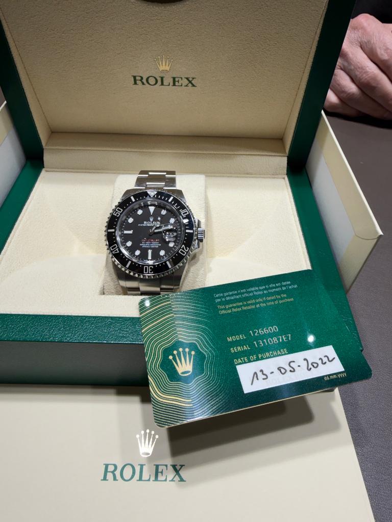 Rolex sea dweller, Handtassen en Accessoires, Horloges | Heren, Ophalen, Staal, Polshorloge, Zo goed als nieuw