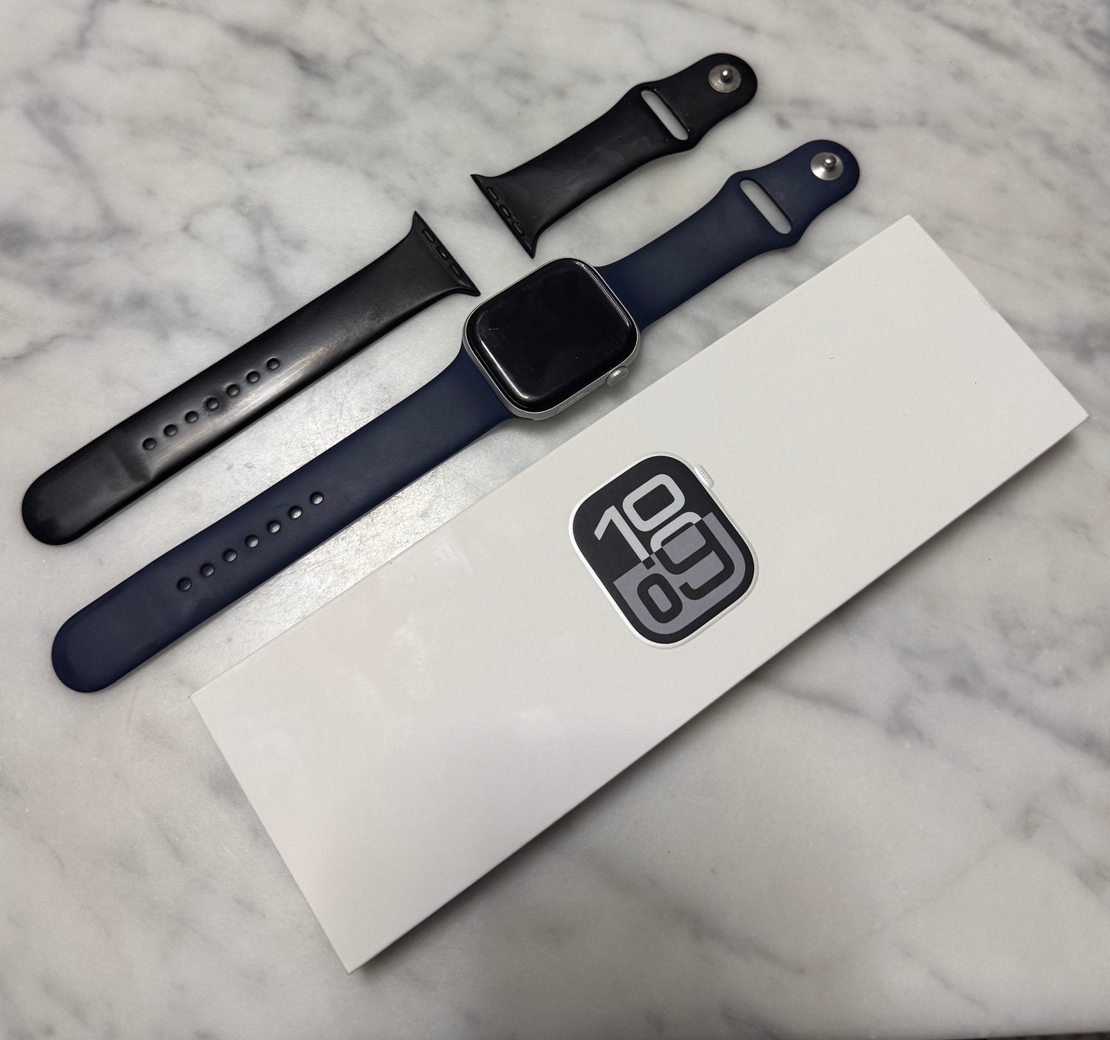 Apple watch 10 - 46mm - silver, Enlèvement ou Envoi, Comme neuf, Argent, IOS