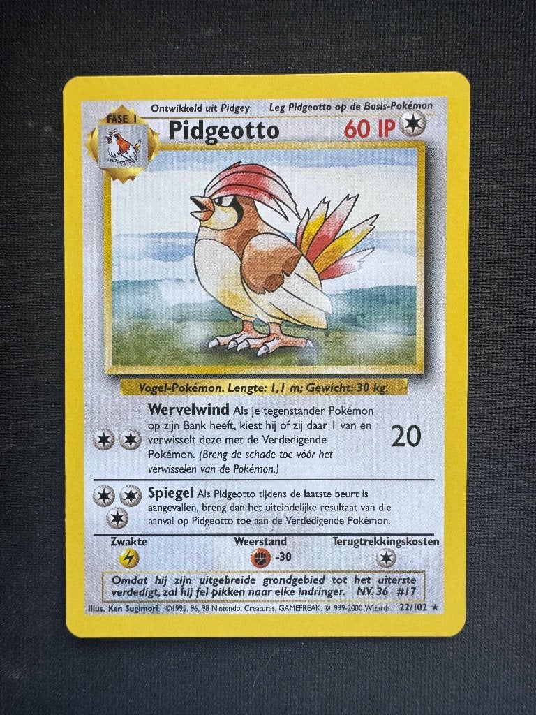 Pidgeotto (BS 22), Ophalen of Verzenden, Nieuw, Losse kaart