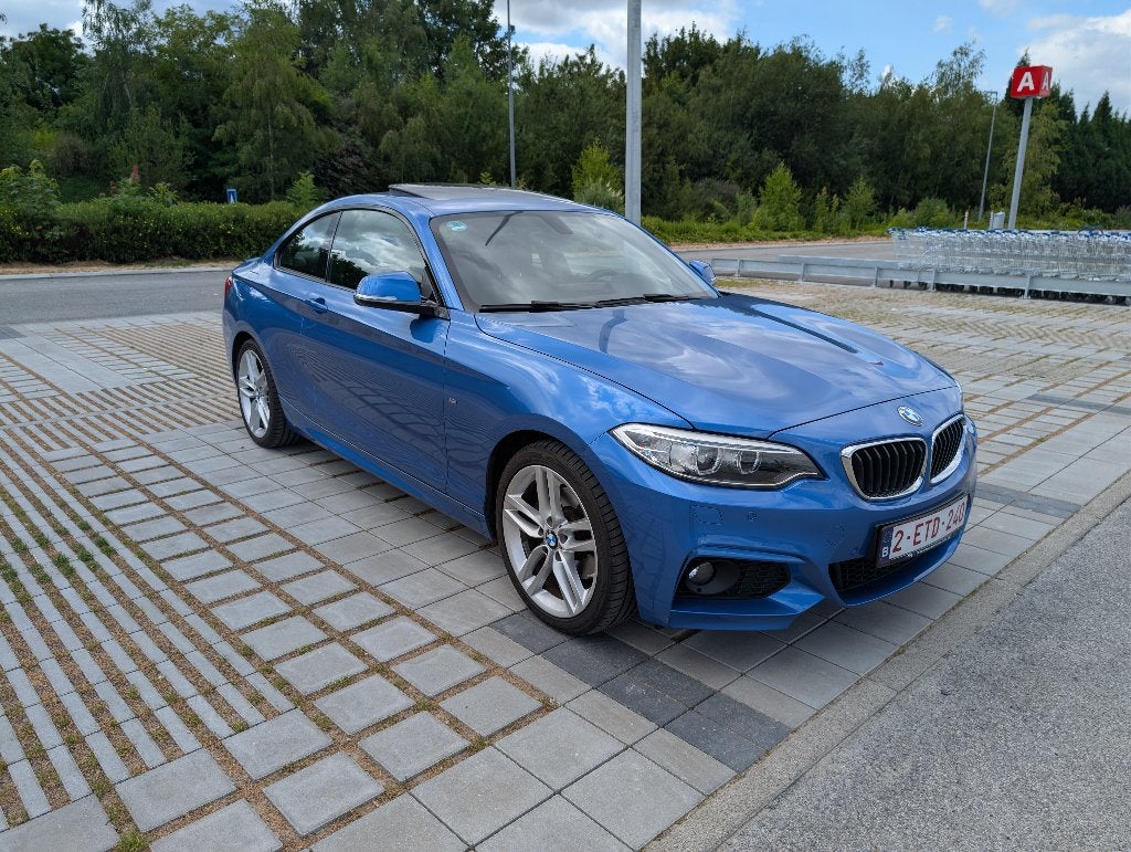 BMW F22 220i B48 M Pack, Auto's, 4 zetels, Achterwielaandrijving, Automatische klimaatregeling, 2 Reeks