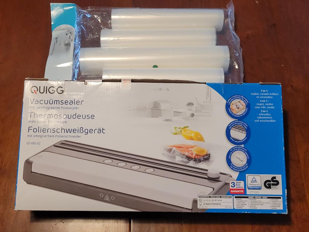 Scelleuse sous vide Quigg pour machine sous vide, Enlèvement, Neuf