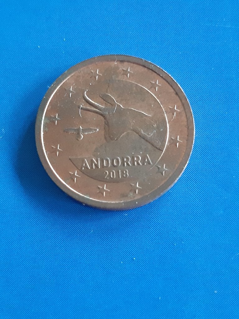 2018 Andorra 2 cent, Postzegels en Munten, Munten | Europa | Euromunten, Verzenden, Overige landen, 2 cent, Losse munt