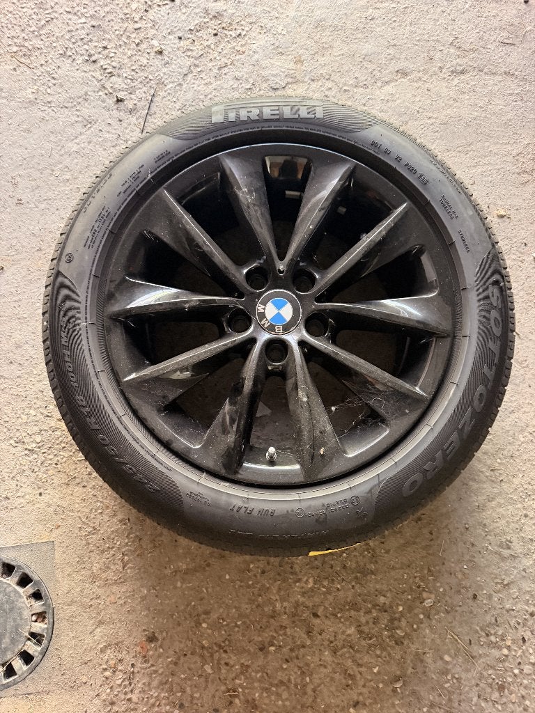 BMW X3 originele velgen met winterbanden, Auto-onderdelen, Ophalen, 18 inch, 245 mm, Velg(en)