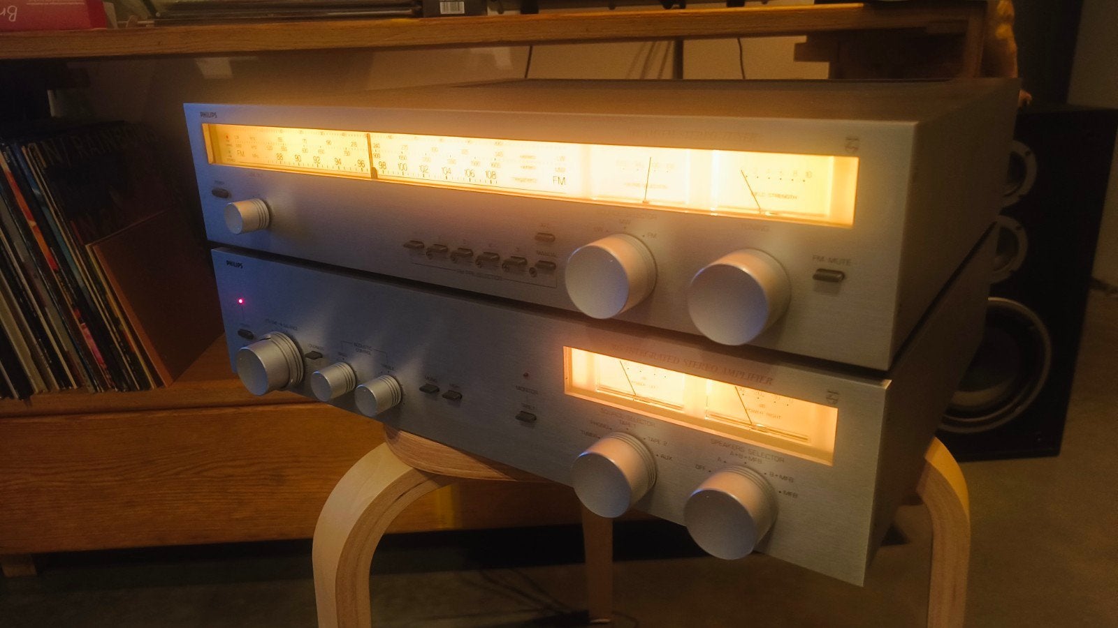 ​Philips AH305 versterker & AH103 tuner, Audio, Tv en Foto, Versterkers en Ontvangers, Ophalen, Gebruikt, Stereo, Minder dan 60 watt