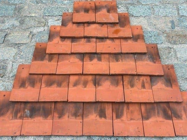 tegelpannen, Enlèvement ou Envoi, Utilisé, Rouge, Tuiles