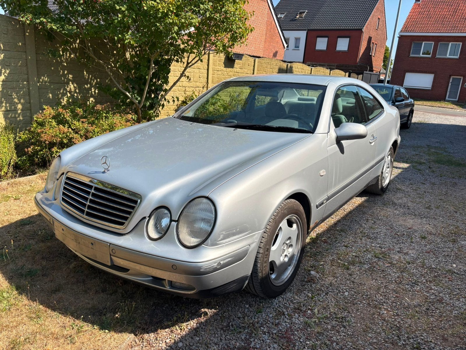 mercedes Benz CLK 200 2.0 benzine automaat, Autos, Argent ou Gris, Achat, Vitres électriques, Automatique