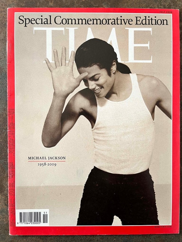 Édition spéciale du magazine TIME — Michael Jackson (2009), Enlèvement ou Envoi, Comme neuf, Personnages