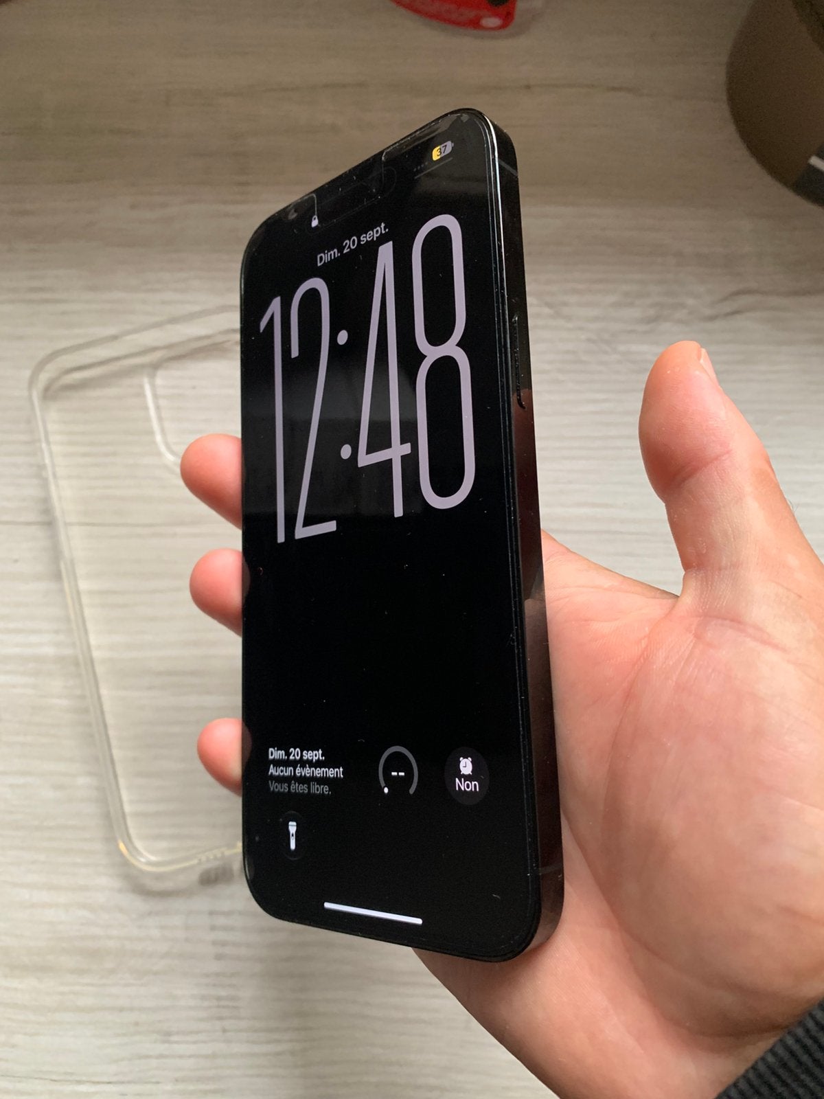 iPhone 14 Pro Max Noir - État nickel Coque & Câble, Classique ou Candybar, Enlèvement, Sans abonnement, Sans simlock