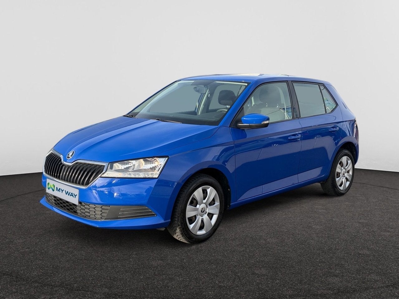 Skoda Fabia Fabia Active 1,0 MPI 44 kW 5-speed mech., https://public.car-pass.be/vhr/8bf9d81e-cc30-44f9-a49e-bb56d9ef0e85, Blauw