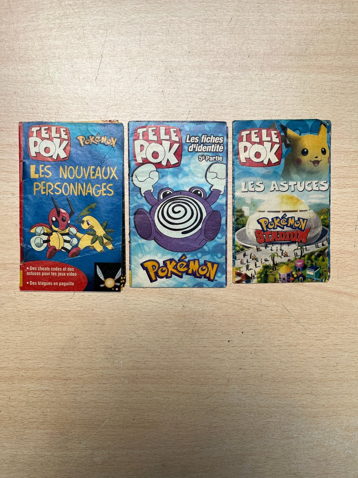 3 fascicules Télé Poche - Télé Pok - Pokémon - 1990-2000, Livres, Enlèvement ou Envoi, Comme neuf