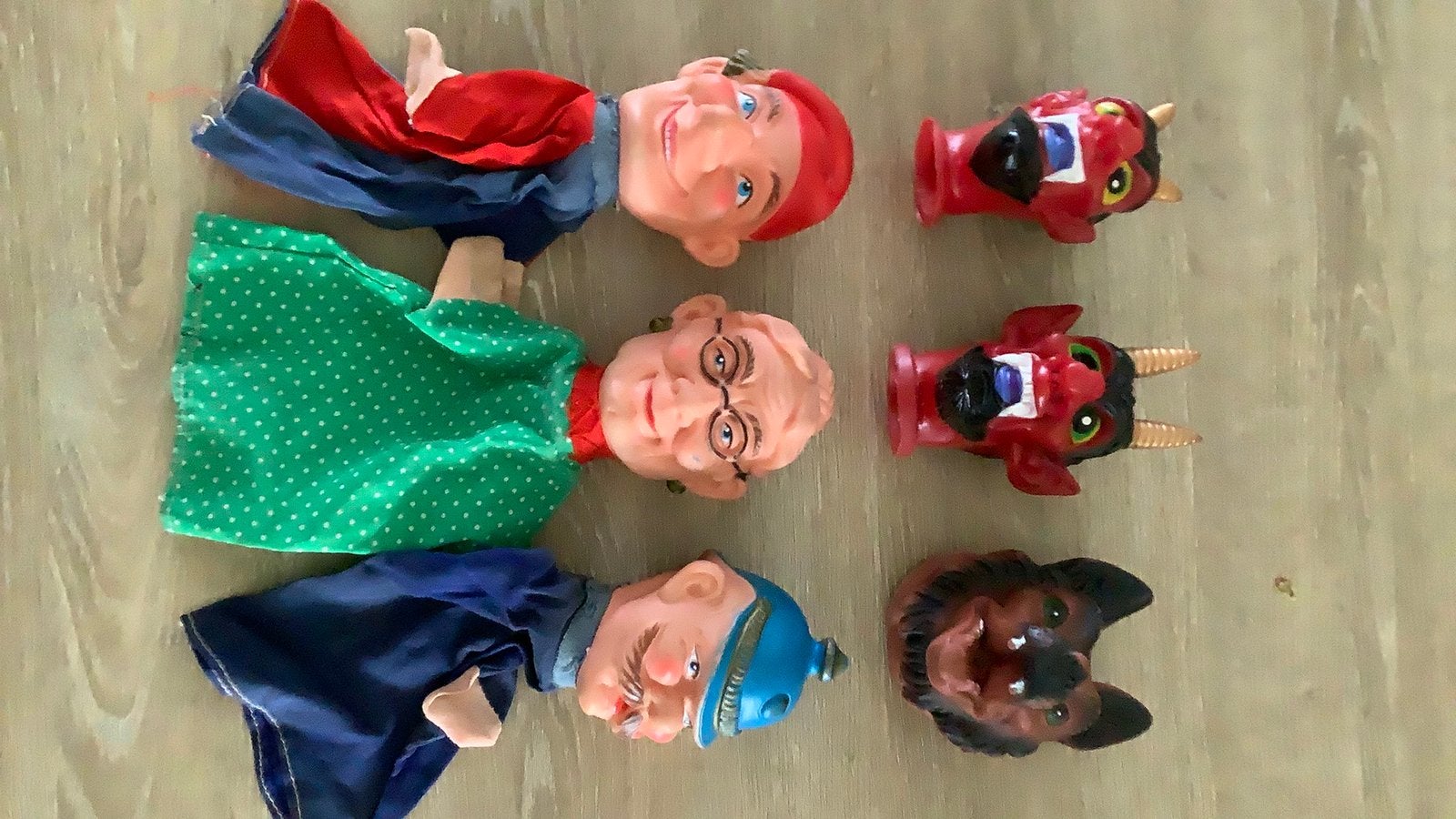 Poppenkast poppen, Verzamelen, Ophalen, Zo goed als nieuw