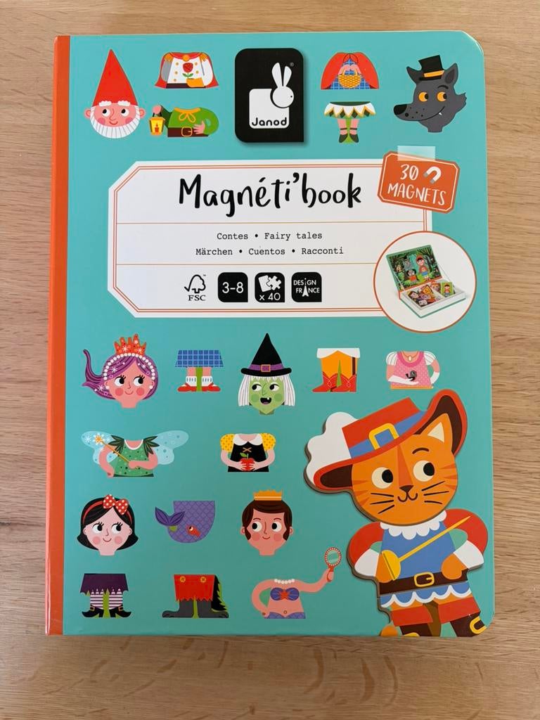 Janod Magneti book, 1 ou 2 joueurs, Enlèvement, Comme neuf, Janod