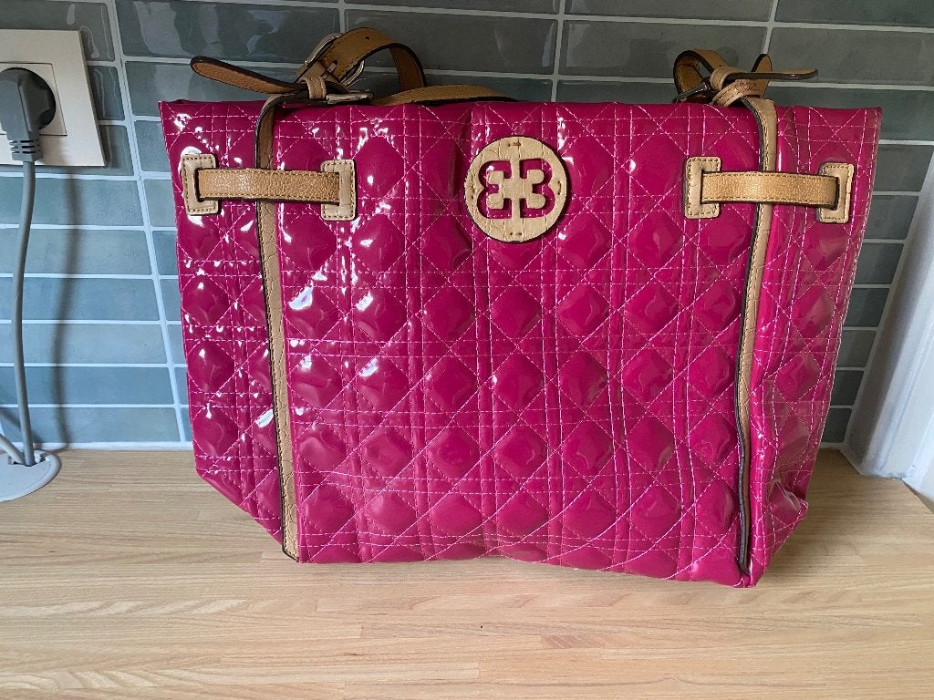 Handtas en bijhorende portefeuille Boo!, Handtassen en Accessoires, Tassen | Damestassen, Ophalen of Verzenden, Gebruikt, Roze
